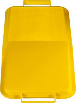 Deckel für Abfallbehälter 60 Liter, gelb