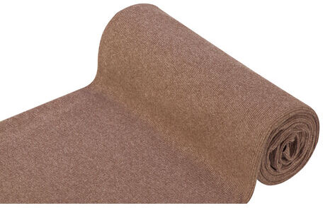 Rippen-Bündchenstoff "Comfort", taupe-melange