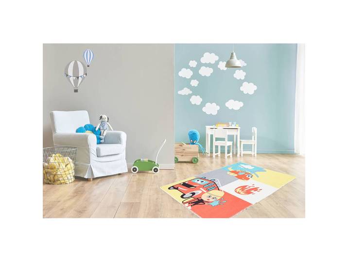 Tapis enfant Playground 400 I 120 x 170cm Multicolore