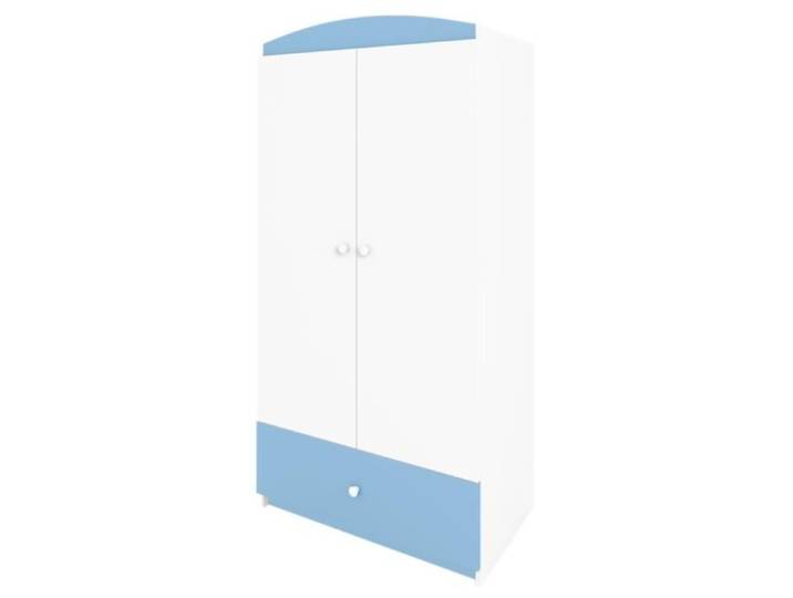Armoire enfant - KOCOT KIDS - 2 portes - 1 tiroir - Bois - Bleu
