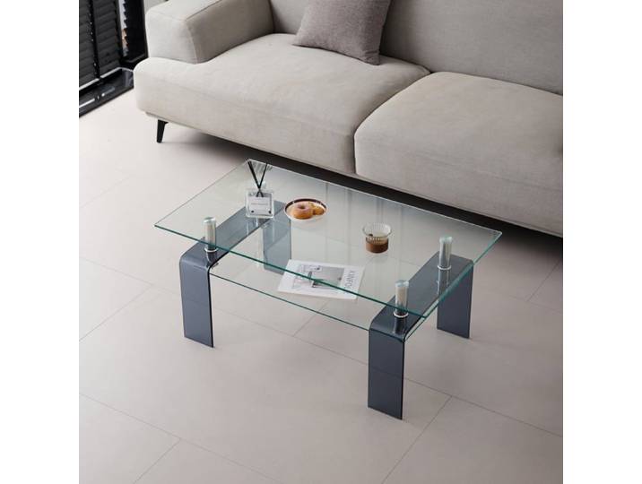 Table basse en verre Logidon Premium Salon en verre trempé