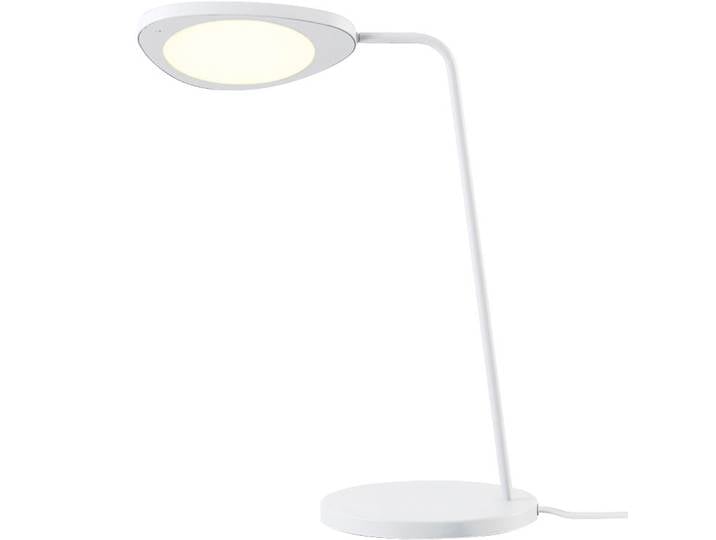 Muuto - Lampe de table Leaf - Blanc - Aluminium - Designer Broberg & Ridderstrale