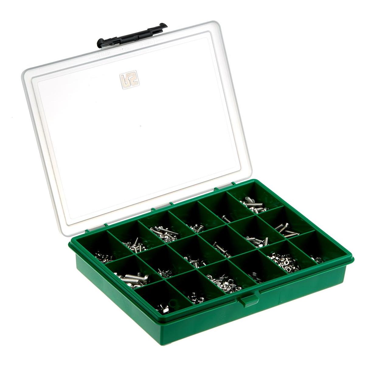 RS PRO Schrauben Muttern Sortiment Edelstahl A4 (M3, M4, M5) (823875)