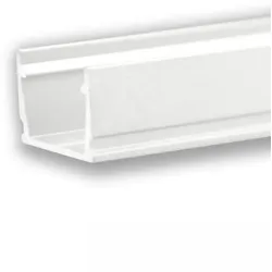 ISOLED LED Aufbauprofil / Einbauprofil SURF10, Aluminium, 200cm, weiß RAL 9010 ISO-115260