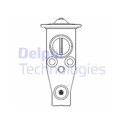 DELPHI Expansionsventil, Klimaanlage cb1017v für MAZDA