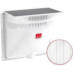 ACO  Therm  Komplett  Set:  Lichtschacht  800  x  600  mit  400  mm  Tiefe  +  Streckmetallrost  +  Montageset  begehbar