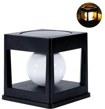 Uplifted Finds 2LED Outdoor Solar Lawn Column Head Light warm Light