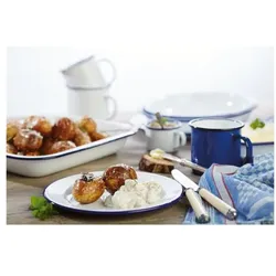 APS Teller flach »ENAMELWARE« 20 cm
