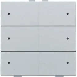 Niko Züblin 121-52206 Sechsfach Taster mit LEDs und Komfort Sensoren für Niko Home Control, 12152206
