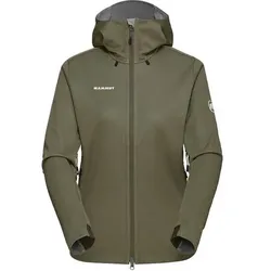 MAMMUT Damen Funktionsjacke Ultimate VII SO Hooded Jacket Women, Größe S in Grün Grün