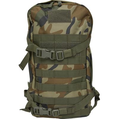 Rucksack BRANDIT "Brandit Unisex US Cooper Daypack", Gr. onesize, grün (woodland), Polyester, Rucksäcke Rucksack