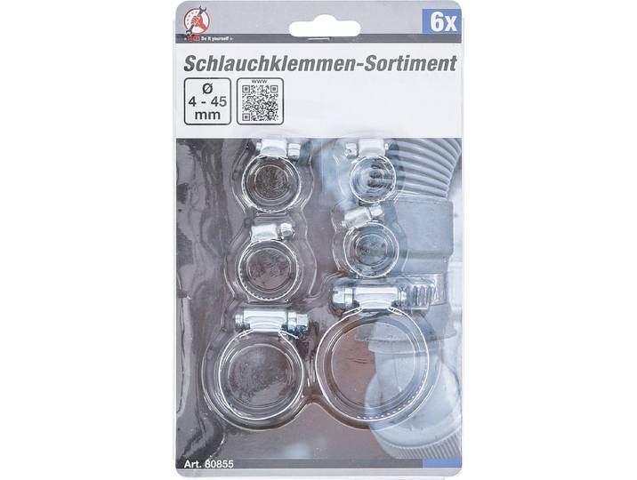 BGS Slangklem assortiment Ø 4 - 45 mm 6 delig