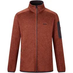 Regatta Strickfleecejacke Newhill, dark khaki-rooibos tea, 3XL