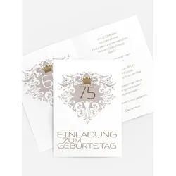 Einladung zum Geburtstag selbst gestalten mit Spruch und Fotos im Onlinedesigner bei Meine-Kartenmanufaktur.de