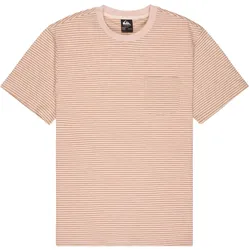 QUIKSILVER LOPAZ STRIPED POCKET T-Shirt 2026 rose water lopaz stripes - M