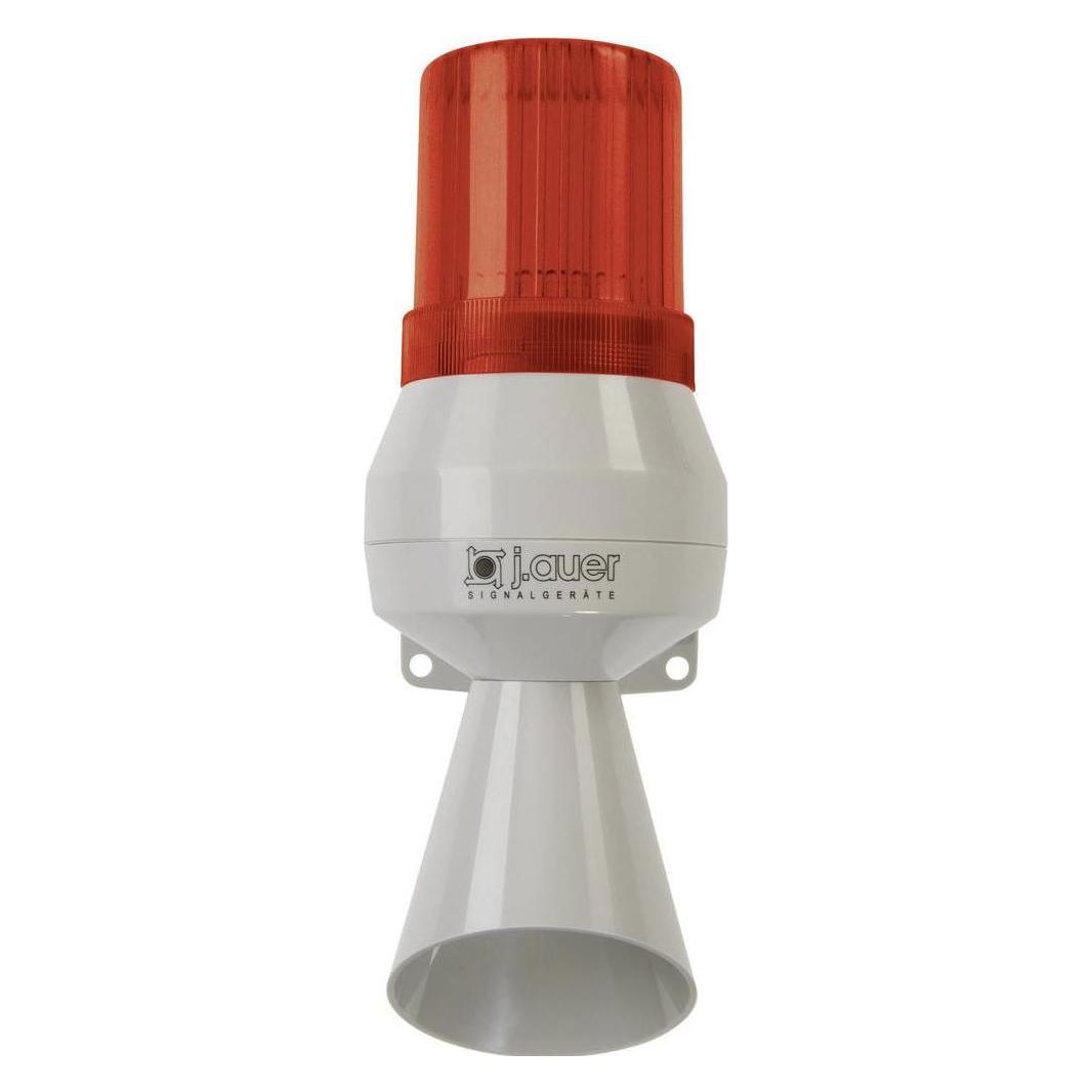 Auer Signal Kombi-Signalgeber KLL Rot D licht ton 24 V/DC (710112005)