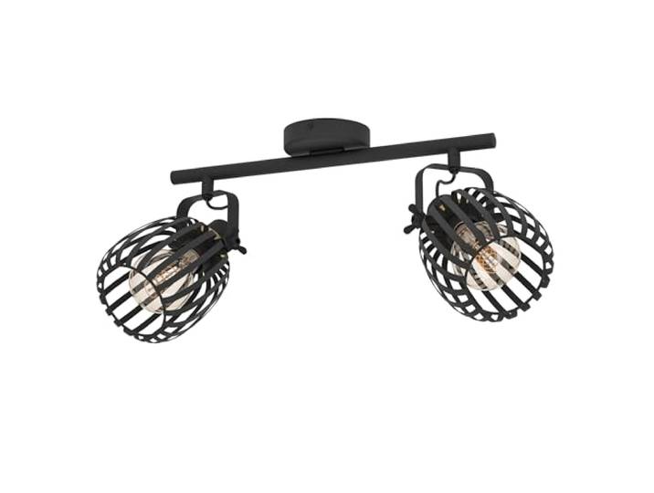 EGLO Deckenstrahler Segovia, 2-flammige Deckenlampe mit schwenkbaren Spots