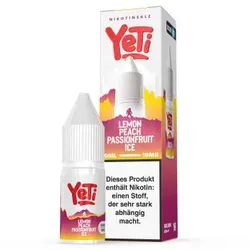 YeTi Summit Lemon Peach Passionfruit Ice NicSalt Liquid 10ml / 10mg