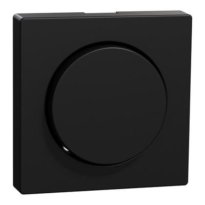 Merten System M, Zentralplatte Symbol Dimm, schwarz matt, Aqua Plastic