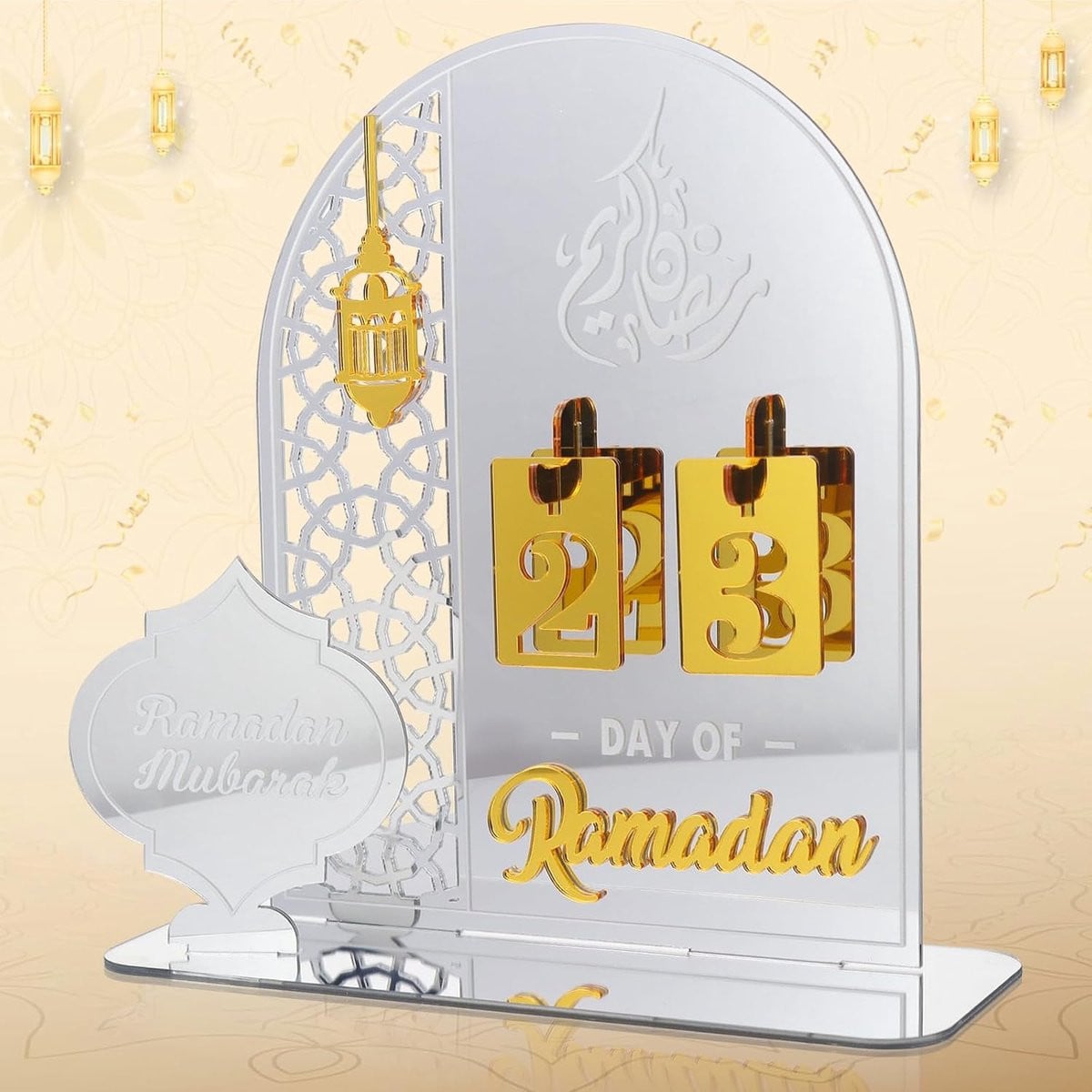 Decoratieve Ramadan aftelkalender en ornamenten voor kinderen