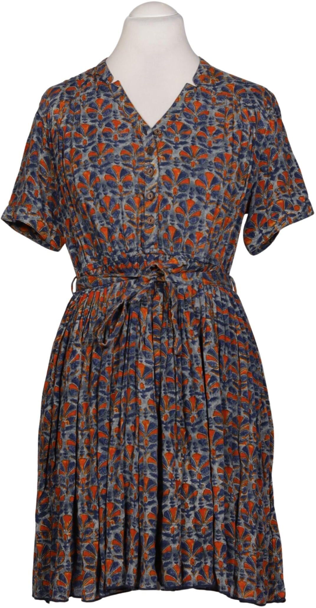 Chapati Berlin Damen Kleid, Mehrfarbig, Gr. L, Viskose - Second Hand