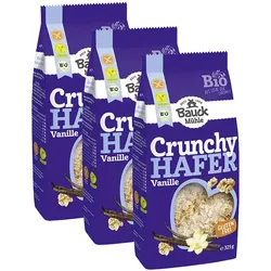 3er-Pack Bauck Mühle Hafer Crunchy Vanille Bio