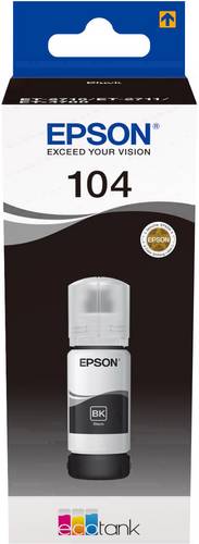 Epson C13T00P140 104 EcoTank Nachfülltinte Original Schwarz 65ml