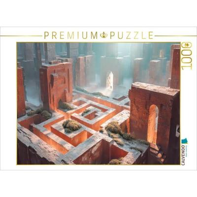 CALVENDO Puzzle Labyrinth | 1000 Teile Lege-Größe 64x48cm Foto-Puzzle für glückliche Stunden
