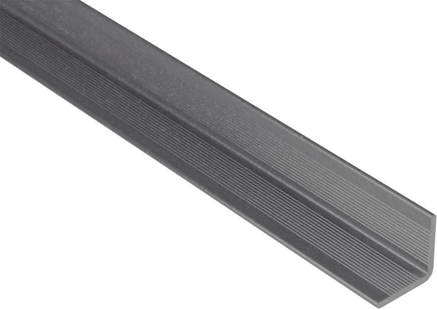 Kovalex Wandabschluss WPC 250 x 4 x 4 cm steingrau