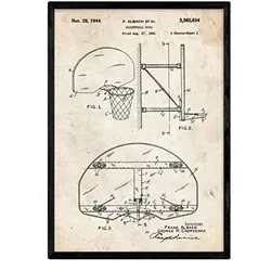 POSTER Patent Canasta Basketball A3 Rahmenlos