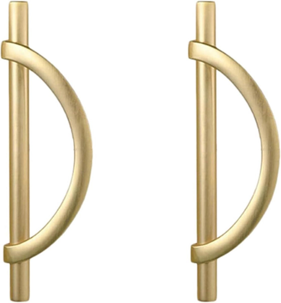Set van 4 gouden kastgrepen van roestbestendige legering voor meubels en keukens