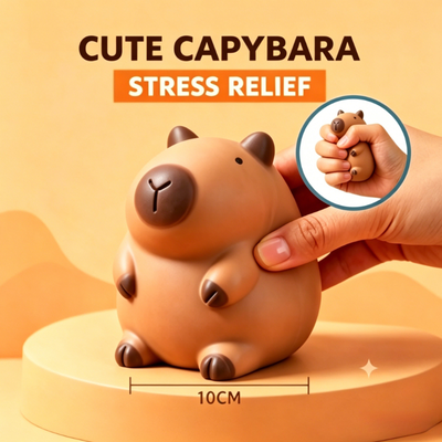 JoyToys Cute Capybara Squishy Slow Rising Stress Relief Toy For Kids & Adults Cute Capybara Squishy Slow Rising Stress Relief Toy For Kids & Adults