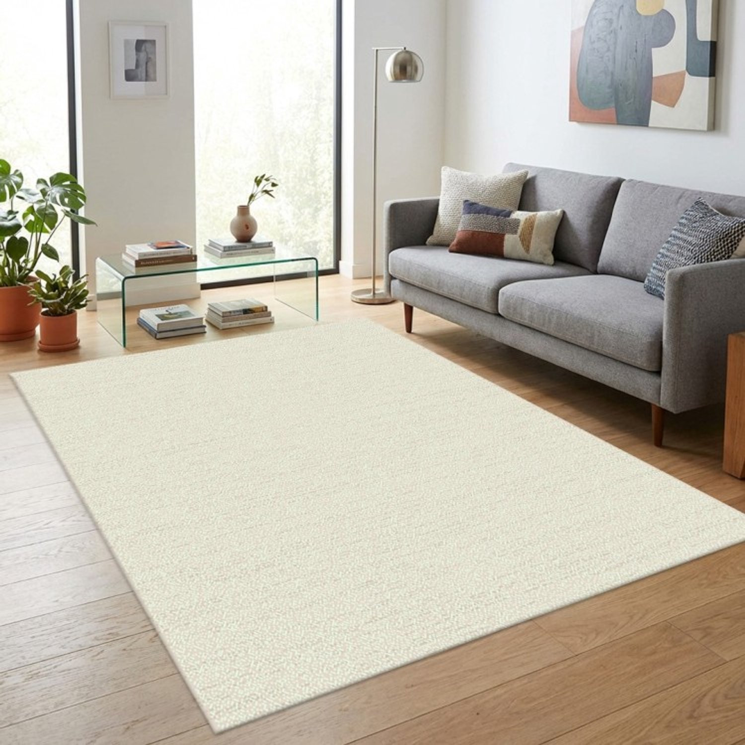 TapisTrend Designer tapijt Beige Rond 160 cm Modern met gespikkeld effect