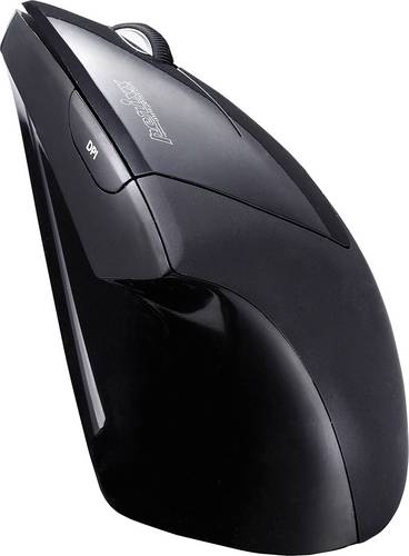 Perixx Vertikal Perimice-513 Ergonomische Maus USB Schwarz 6 Tasten Ergonomisch