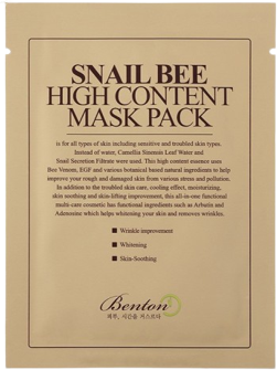 Benton Snail Bee High Content Facial Mask 20 ml