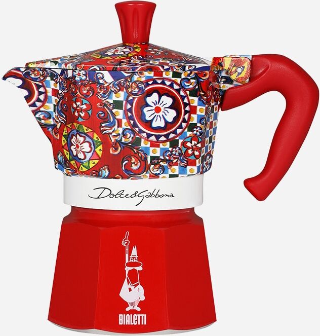 Bialetti Cafetera Moka Express Dolce &amp; Gabbana .  (3 Tazas) Rojo