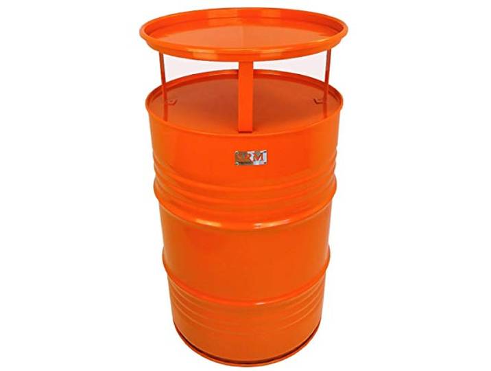Fassmöbel Stehtisch Bistrotisch Tisch Design Partytisch Orange Ø 57cm Höhe 108cm / Glatter Glanz - Pflegeleichte Oberfläche