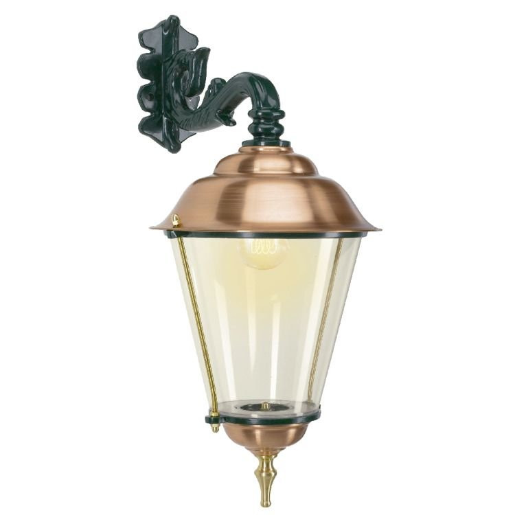 KS Verlichting Wandlamp Schardam Nostalgisch Groen