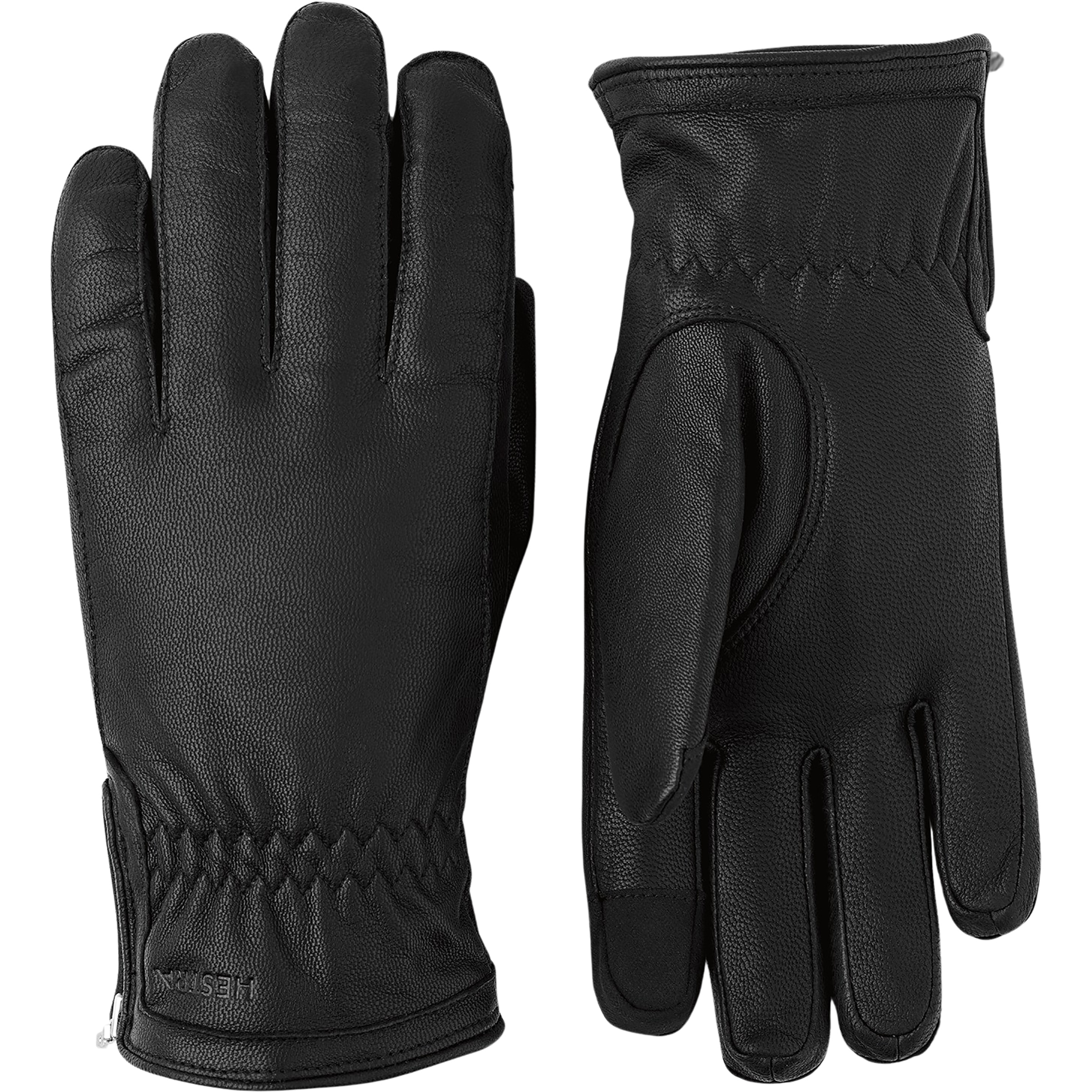 Hestra Alva Damen Fingerhandschuhe schwarz Größe 9 Lifestyle Wasserabweisend Wasserabweisend
