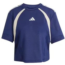 adidas Hyperglam Dna T-Shirt Damen - dkblue - 2XL