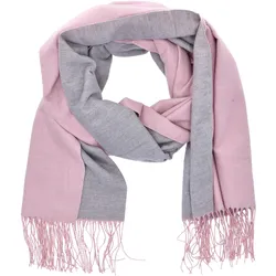 Antonio Damen Schal soft Cashmera - rosa/grau
