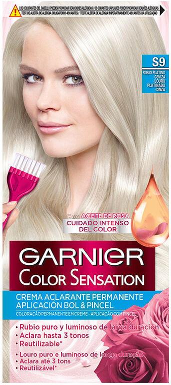 Garnier Color Sensation Permanent Color S9 Platinum Ash Blonde