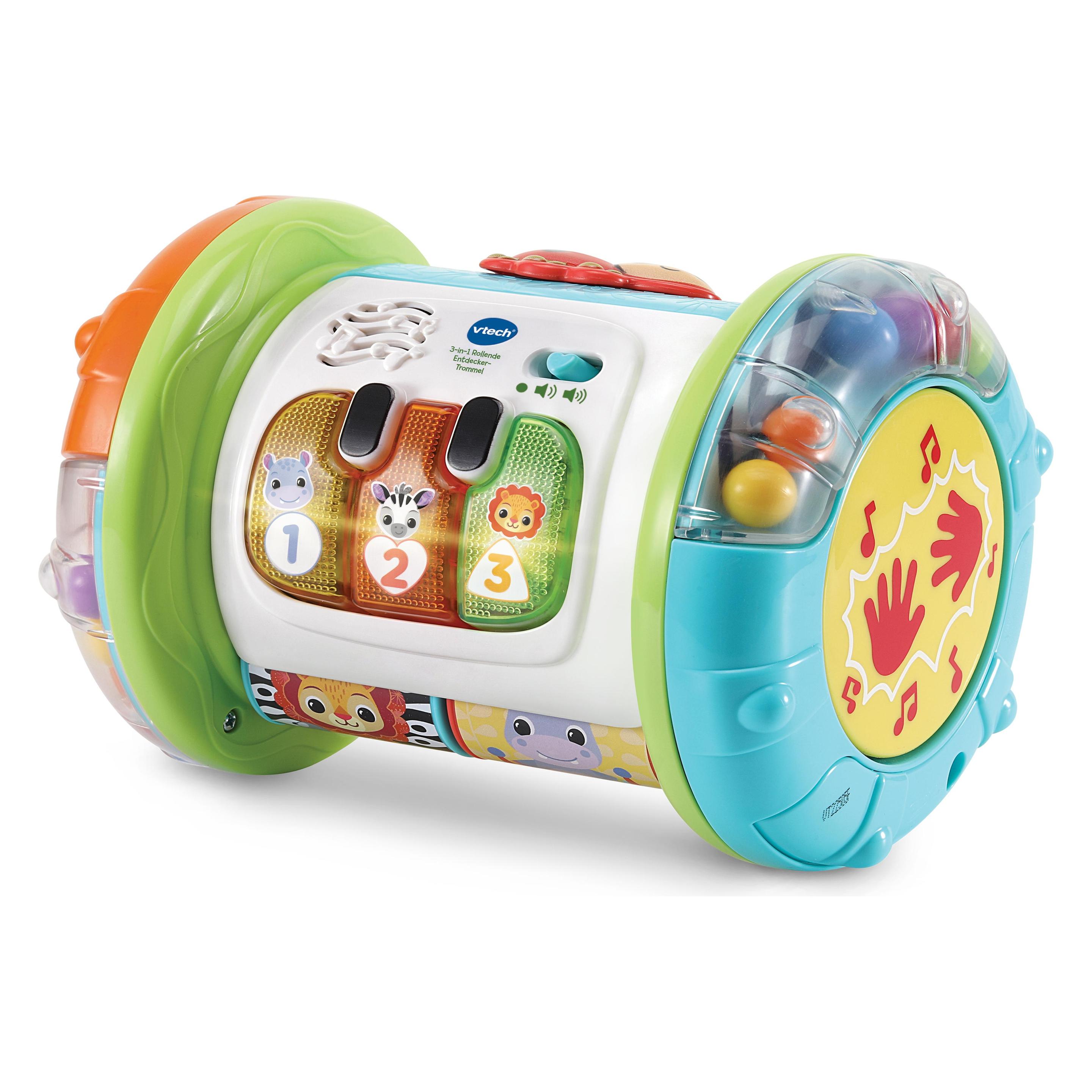 VTech 3-in-1 Rollende Entdecker-Trommel (Deutsch) (80-562604)