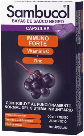 Named Sambucol Immuno Forte Integratore Per Il Supporto Del Sistema Immunitario 30 Capsule
