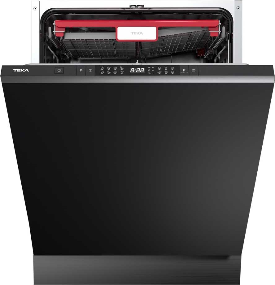 Teka DFI 76960, Voll integriert, Standardgröße (60 cm), Schwarz, Berührung, LED, 14 Maßgedecke
