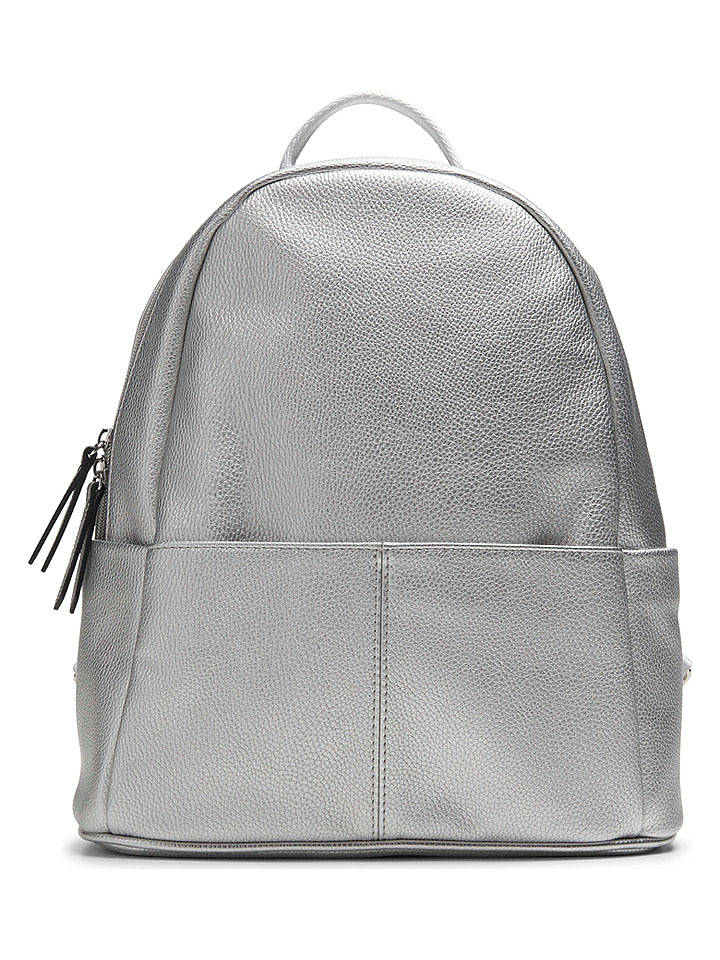 Clarks Rucksack "Handlist Lulu" in Silber - (B)24,5 x (H)30 x (T)12 cm - onesize