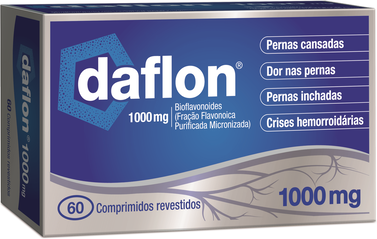 Daflon 1000mg Comprimidos Revestidos 60 comprimidos