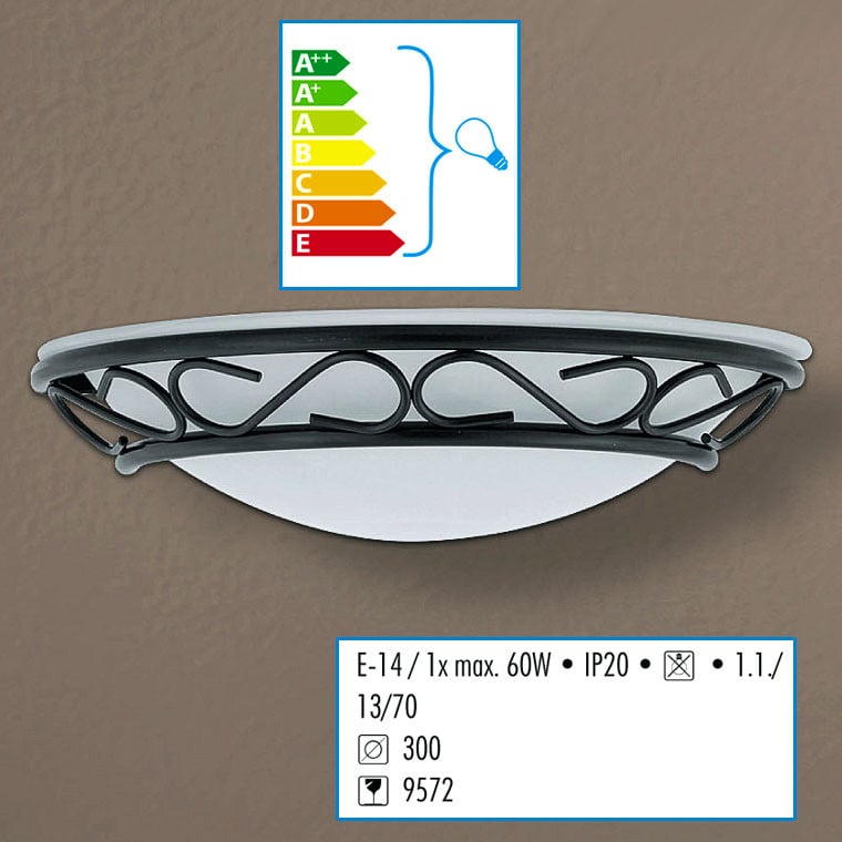 GGM Moebel International Wandlamp voor de hal of het trappenhuis