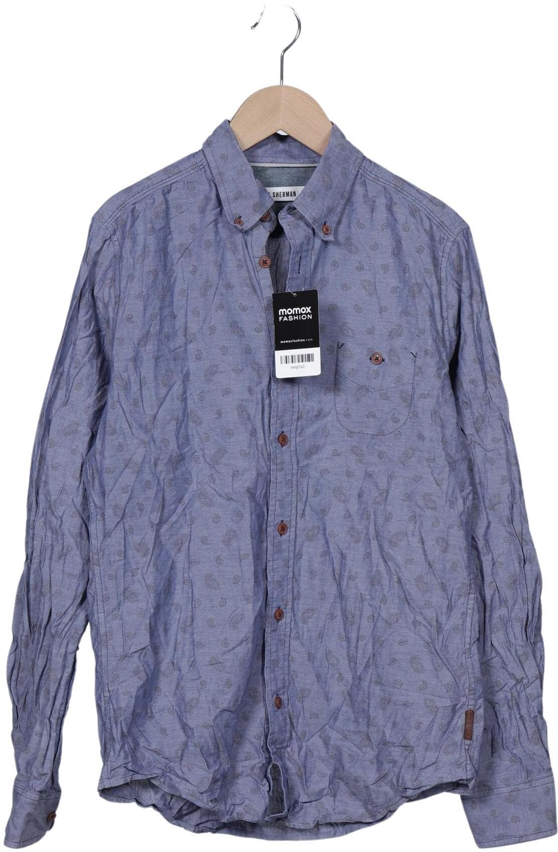 Ben Sherman Herren Hemd, Lila, Gr. S, Baumwolle - Second Hand