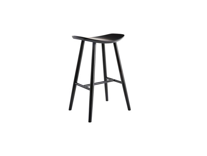 Design Barhocker schwarz 72 cm DEMORY